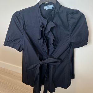 Prada Ruffle Blouse